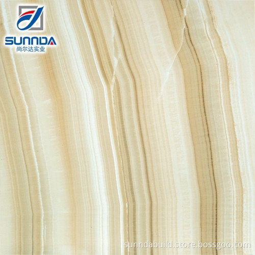Marble Look Polished Glazed Vitrified Floor tile for Bathroom
